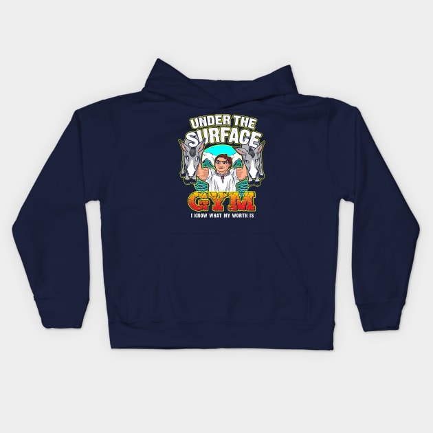 Under The Surface Gym Kids Hoodie by CoDDesigns